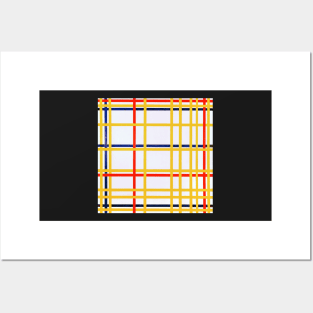 New York City by Mondrian Posters and Art